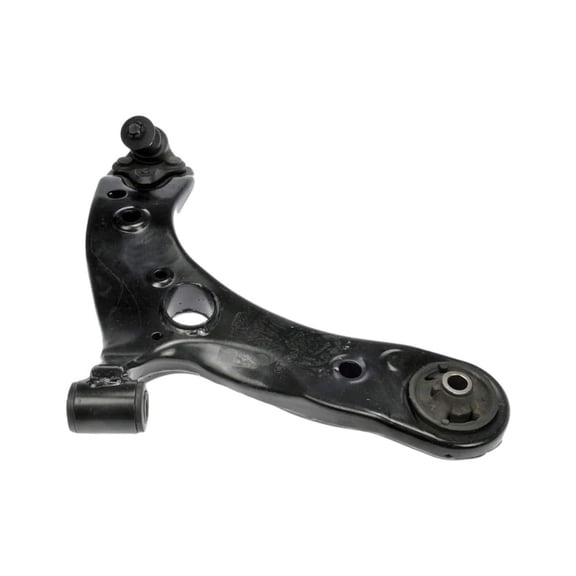 KarParts360 For Toyota Prius Plug-In 2012 2013 2014 2015 Control Arm Front Passenger Side, Lower | Steel | Powder Coated | Black | Rubber Bushing | Press In End 2 | Stamped Type | For 4806847050