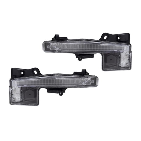 KarParts360 For Toyota Prius Prime 2023 2024 Daytime Running Light Driver And Passenger Side | Pair | CAPA | Clear Lens | LED | PC Plastic | With LED Parking Light | w/Bulbs | TO2562109C, TO2563109C