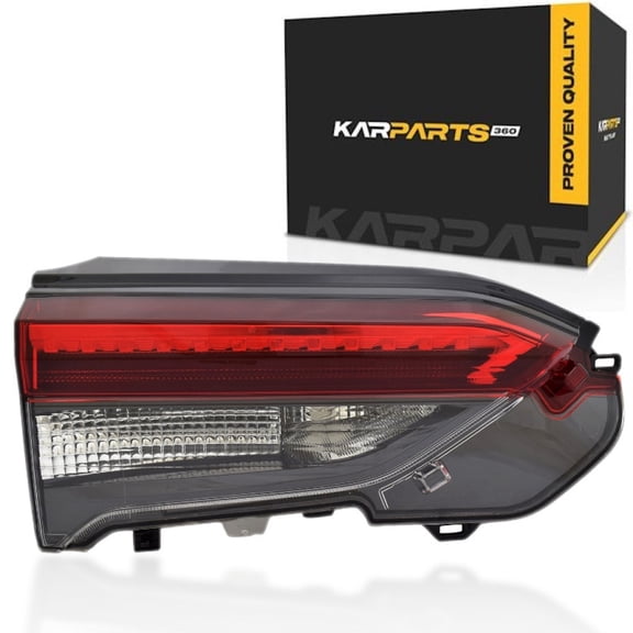 KarParts360 For Toyota RAV4 2019 20 21 22 23 2024 Tail Light Driver Side | Inner | On Lid | Red/Clear Lens | LED | ABS Plastic Housing | PMMA Plastic Lens | Replacement For TO2802157 | 81591-42121