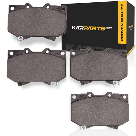 KarParts360 For 2001 2002 Toyota Sequoia Brake Pads | 4.71 Inches Inner Pad Width | 3.07 Inches Inner/Outer Pad Height | 0.67 Inches Overall Thickness