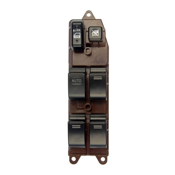 KarParts360 For Toyota Sienna 2004-2010 Power Window Switch Front, Driver Side | Plastic Housing Material | Black Top, Brown Bottom | Pin Terminal Type | Female Connector Gender | Male Terminal Gende