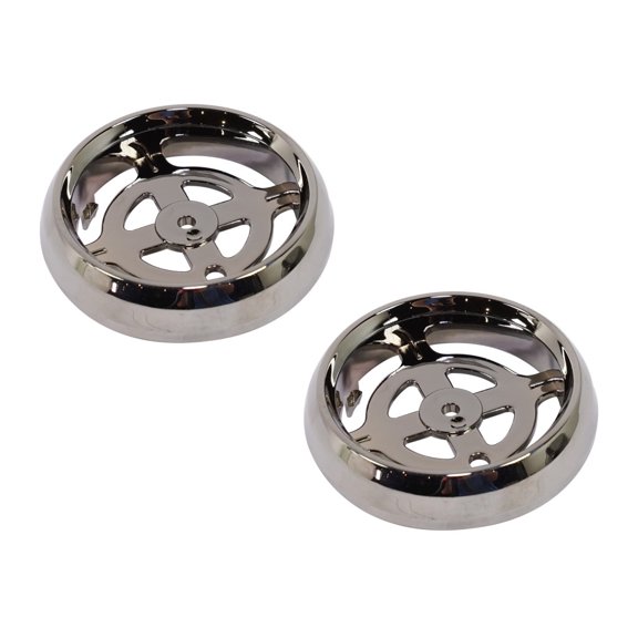 KarParts360 For Toyota Sienna 2018 2019 2020 Bumper Reflector Rings Rear, Driver And Passenger Side | Pair | Chrome | SE Model | Cover Reflector | Replacement For TO1184118 | 5275208020