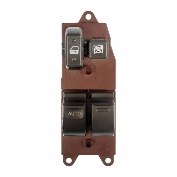 KarParts360 For Toyota Solara 1999 00 01 02 2003 Power Window Switch Front, Driver Side | Plastic Housing | Black Top, Maroon Bottom | Blade Terminal | Female Connector Gender | Male Terminal Gender