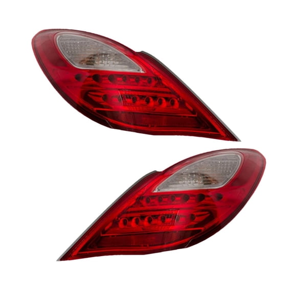 KarParts360 For Toyota Solara 2007 2008 OEM Tail Light Assembly Driver and Passenger Side | Pair | Red and Clear Lens | TO2800192, TO2800192OE, TO2801192, TO2801192OE | 8156006320, 8155006320