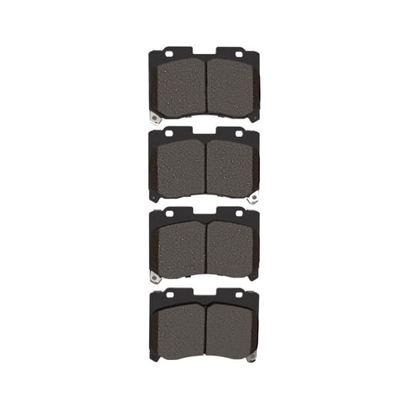 KarParts360 For Toyota Supra 1993 94 95 96 97 1998 Brake Pads | Mechanical Pad Wear Sensor | 4.70 Inches Inner Pad Width | 3.23 Inches Inner/Outer Pad Height | 0.66 Inches Inner Pad Overall Thickness