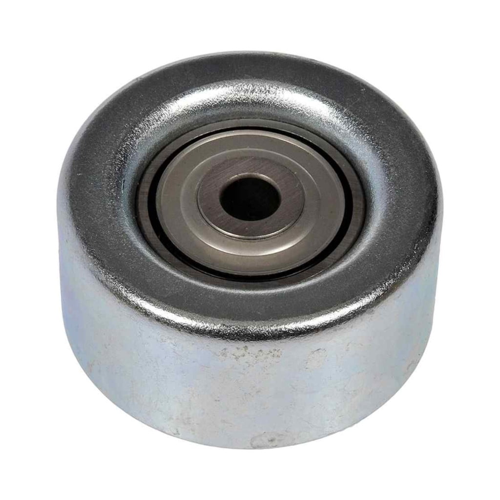 KarParts360 For Toyota Tacoma 2005-2021 Idler Pulley | Steel | Serpentine Belt Type | Black Color | 10.2 Millimeters Inside Diameter | 1 Mounting Hole | 1 Pulley Bearing | For 166030P010, 166030P020