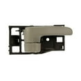 thumbnail image 1 of KarParts360 For Toyota Tundra 2004 2005 2006 Interior Door Handle Passenger Side | Front Or Rear | Plastic | Textured Finish | Gray Color | Lockable | Rectangle Shape | 2.6 Inches Thickness, 1 of 4