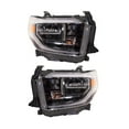 thumbnail image 1 of KarParts360 For Toyota Tundra 2018 Headlight Assembly Driver And Passenger Side | Pair | Front | CAPA | LED | With Smoked Chrome Accent | With Bulbs | TO2502263C, TO2503263C | 811500C210, 811100C210, 1 of 5