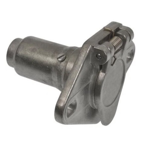 KarParts360 Trailer Connector | Zinc Die-Cast | Plug In | Pin Terminal | 1 Female Connector