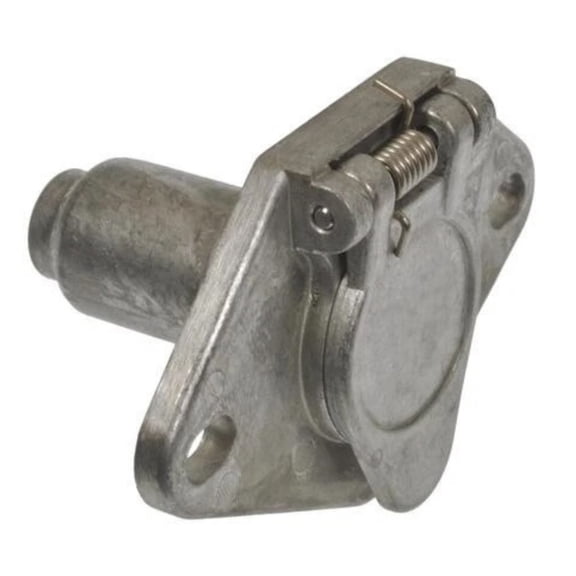 KarParts360 Trailer Connector | Zinc Die-Cast | Plug In | Pin Terminal | Round Connector | 35 Amperage Rating