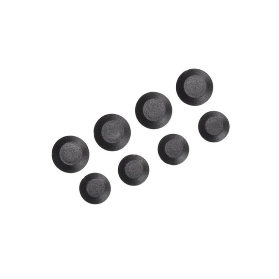 KarParts360 Universal Plug Button Assortment | 8 Pieces | Nylon Material | Black | 0.5 Inches And 0.375 Inches Diameter