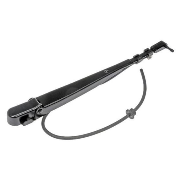 KarParts360 For Cadillac Escalade 1999 2000 Wiper Arm | Rear | Black | Made Of Steel/Plastic/Rubber | Pin Wiper End Type | Spine/Flange Nut Attachment Method | Replacement For 15043067