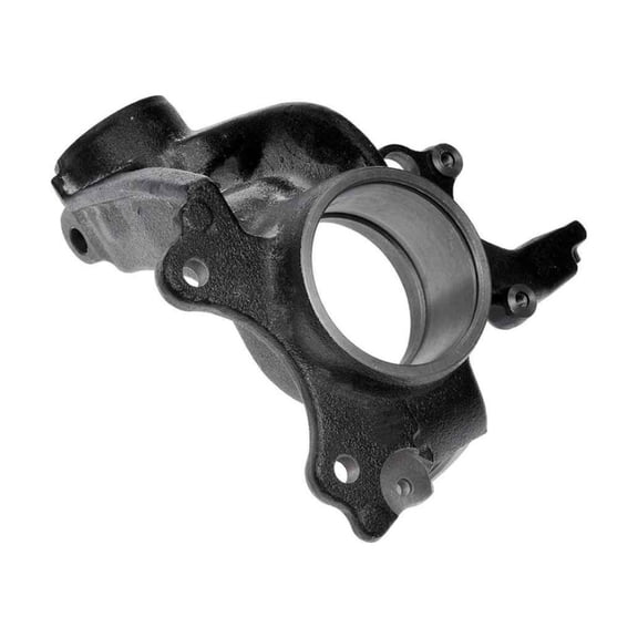 KarParts360 For Volkswagen Beetle 1999-2010 Steering Knuckle Driver Side | Front | Cast Iron Material | Black Color | Replacement For 1J0407255AH, 1J0407255K