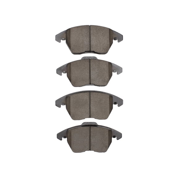 KarParts360 For Volkswagen Beetle 2012-2019 Brake Pads | Ceramic | 2.61 Inches Inner Pad Height | 6.11 Inches Inner Pad Width | 6.16 Inches Outer Pad Width | 2.82 Inches Outer Pad Height