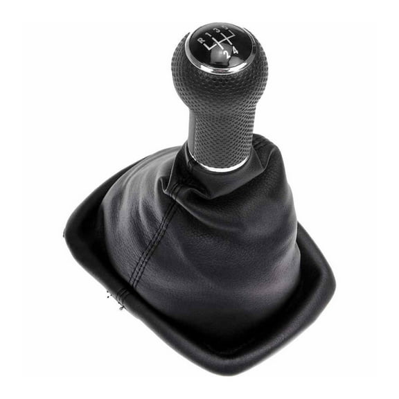 KarParts360 For Volkswagen Bora 2005 2006 Shift Boot | Made Of Rubber | Black | Cone Shape | Manual Transmission Model | With Knob | Replacement For 1J0711113FEU