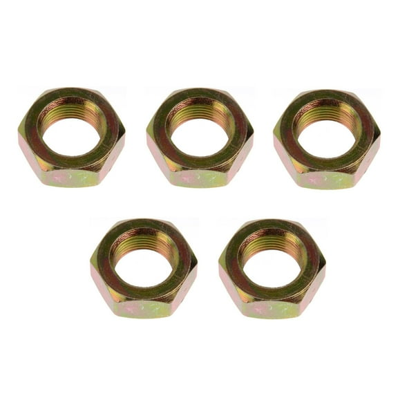 KarParts360 For Volkswagen Cabriolet 1990 1991 1992 1993 Spindle Nuts | 5 Pieces | 24 Millimeters Hex Size | M16-1.0 Thread Size | Replacement For 51745-11010, 52745-36000