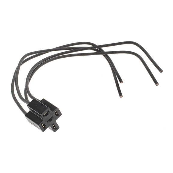 CarLights360 For Volkswagen CrossFox/SportVan 2007 2008 2009 A/C Compressor Clutch Relay Connector | Plastic | Metal Contact Terminal | Blade Terminal | Push On Attachment | Polygon | 1 Male Connecto