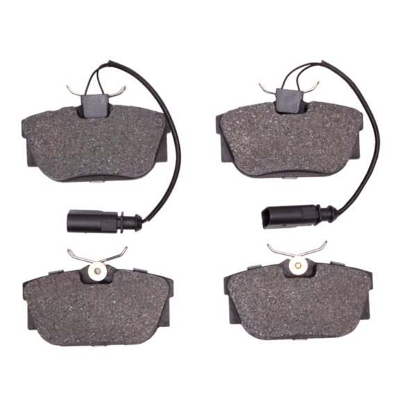 KarParts360 For Volkswagen EuroVan 2001 2002 2003 Brake Pads | Electronic Pad Wear Sensor | 3.73 Inches Inner Pad Width | 2.00 Inches Inner/Outer Pad Height | 0.61 Inches Inner Pad Overall Thickness