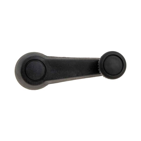 KarParts360 For Volkswagen Fox/Golf/Jetta 1990 1991 1992 Window Handle | Made Of Plastic | Textured Finish | Black | Clip Window Crank Shaft Attachment | Replacement For 111837587, 111837581H