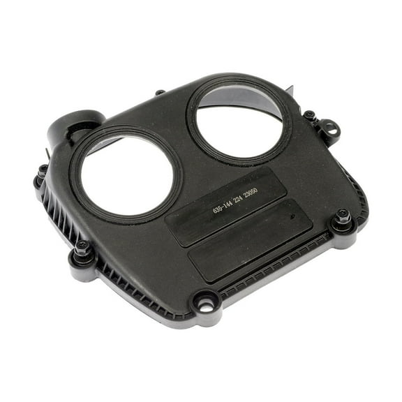 KarParts360 For Volkswagen GTI 2015-2021 Timing Cover | Plastic Material | Painted Finish | Black | 0.15 Inches Material Thickness | 2 Inches Depth | 6 Mounting Hole Quantity | 6K103269D, 6K103269F