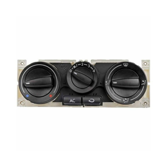 KarParts360 For Volkswagen Golf 1998-2005 Climate Control Module | Black Housing | Bolt On Mounting | Pin Terminal | Female Connector | Male Terminal Gender | 2 Connector | For 1J0-820-045-F