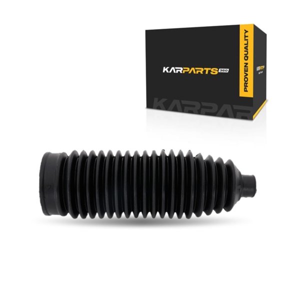 KarParts360 For Volkswagen Golf 1999-2006 Steering Rack Boot Driver OR Passenger Side | Single Piece | Bellows With Locking C-Clamps | Replacement For 1J0422831B