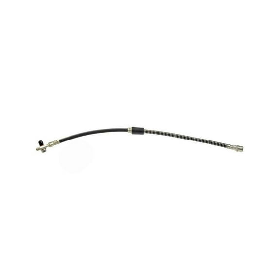 KarParts360 For Volkswagen Golf 2006 2007 Brake Hydraulic Hose | Stamped Steel Bracket Material | Black | Treated Steel End 1/End 2 Fitting | With Gaskets | Replacement For 1K0611701K, 1K0611701M