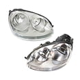 thumbnail image 1 of KarParts360 For Volkswagen Golf 2006 Headlight Assembly Driver And Passenger Side | Pair | Composite | Clear Lens | Replacement For VW2502127, VW2503127 | 1K6941005S, 1K6941006S, 1 of 6