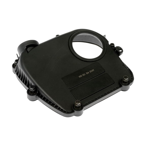 KarParts360 For Volkswagen Jetta 2014 15 16 17 2018 Timing Cover | Plastic Material | Painted Finish | Black | 0.125 Inches Material Thickness | 1 Inches Depth | Replacement For 6L103269A, 6L103269B