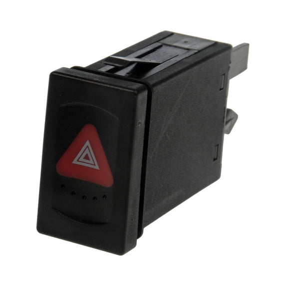 KarParts360 For Volkswagen Passat 1998-2005 Hazard Warning Switch | Plastic Material | Black | Blade Terminal | 12 Volts | Replacement For 3B0953235B01C, 3B0953235D01C