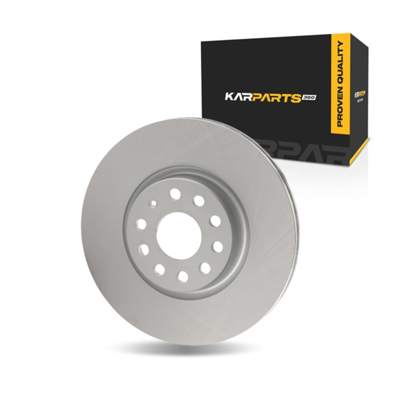 KarParts360 For Volkswagen Passat 2012-2022 Brake Disc Front, Driver OR Passenger Side | Single Pc. | Cast Iron | G-Coated | Vented | Plain Surface | 5 Lugs | 311.91MM Disc Diameter | 1K0615301AA-PFM