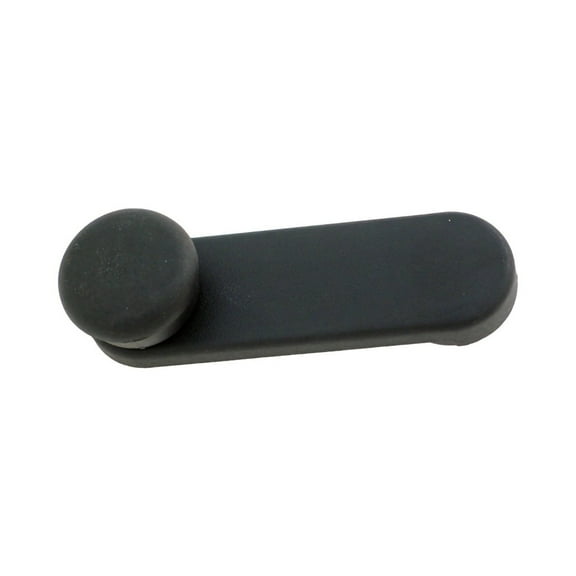 KarParts360 For Volkswagen Pointer 1998-2008 Window Crank Handle Driver OR Passenger Side | Single Piece | Plastic | Textured Finish | Black | Clip Window Crank Shaft Attachment | For 90247150