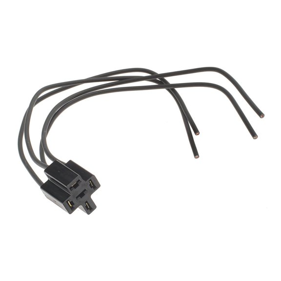 CarLights360 For Volkswagen Pointer Truck 1999-2007 A/C Compressor Clutch Relay Connector | Plastic | Metal Contact Terminal Material | Blade Terminal | Push On Attachment | Polygon | 1 Male Connecto