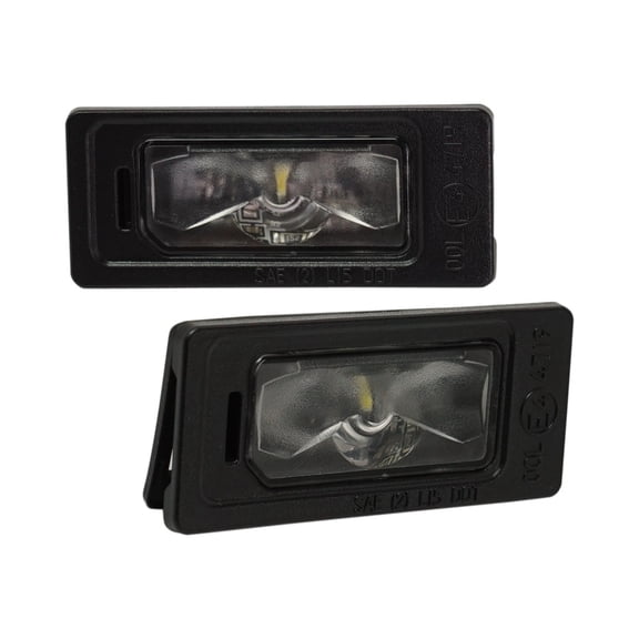 KarParts360 For Volkswagen Tiguan 2018 2019 2020 License Plate Lights Driver and Passenger Side | Pair | CAPA | With Bulb(s) | Replacement For VW2870114, VW2870114C | 5NA943021
