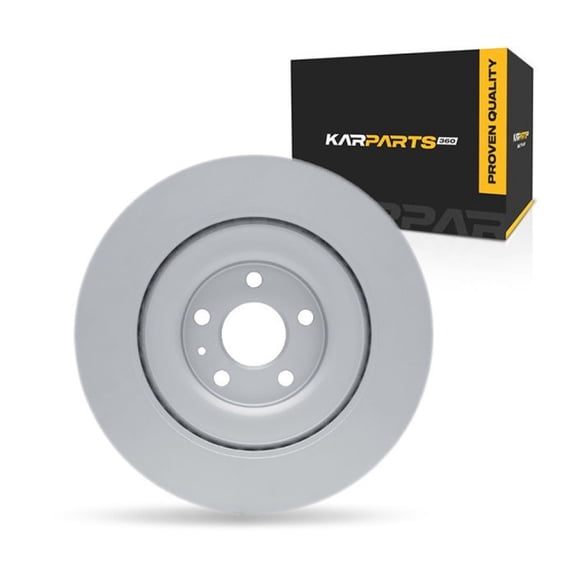 KarParts360 For Volvo C40 2022 2023 Disc Brake Rotor | Coated | 20 Millimeters / 0.79 Inches Nominal Thickness | 340 Millimeters / 13.39 Inches Outside Diameter | 5 Stud/Lug Hole
