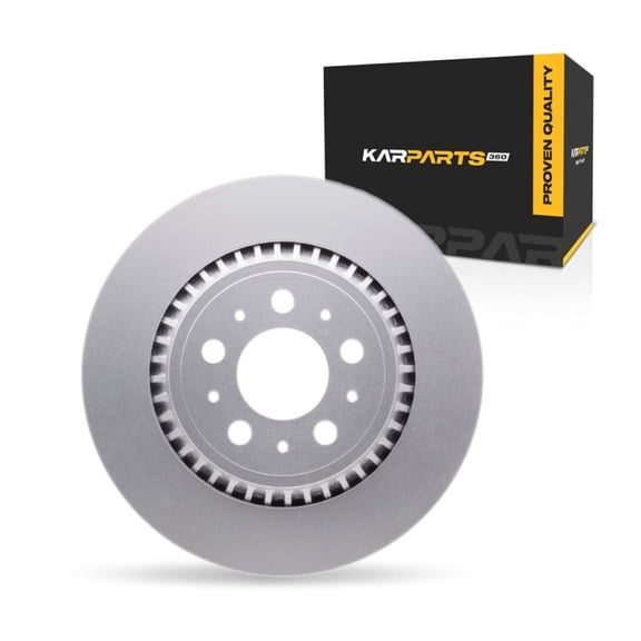 KarParts360 For Volvo XC90 2003-2014 Disc Brake Rotor | Coated | 20 Millimeters / 0.79 Inches Nominal Thickness | 308 Millimeters / 12.13 Inches Outside Diameter | 5 Stud/Lug Hole