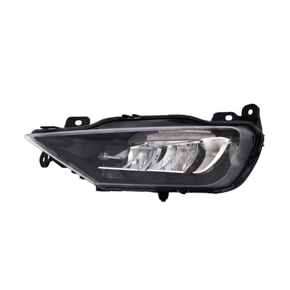 KarParts360 For Volvo XC90 2016-2024 Fog Light Driver Side | CAPA | Clear Lens | Black Housing | LED | Replacement For VO2592125, VO2592125C | 31395865, 32337364