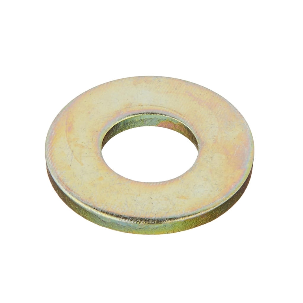 KarParts360 Washers | Steel Material | Yellow | Flat | 1/2 Inches Callout Size | 1/2 Inches Inside Diameter | 50 pieces