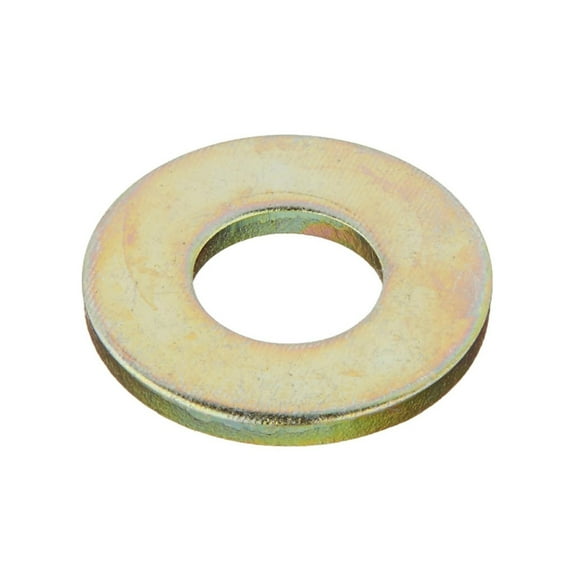 KarParts360 Washers | Steel Material | Yellow | Flat | 7/16 Inches Callout Size | 7/16 Inches Inside Diameter | 50 pieces