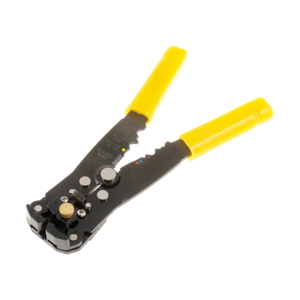 KarParts360 Wire Stripper | Metal Cable | Black and Yellow | Tool Electrical Accessory Type | Crimper Electrician Tool Type | Excluded Lockable