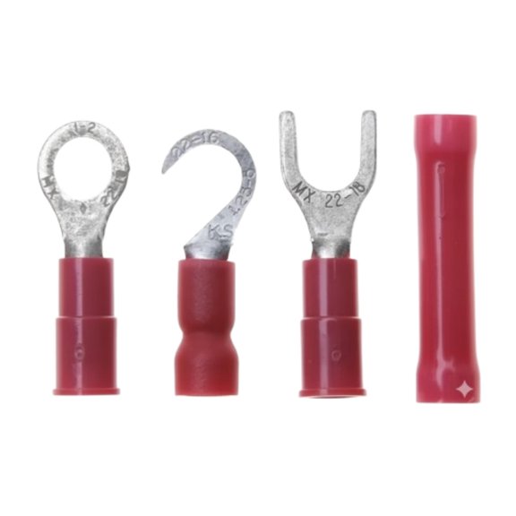 KarParts360 Wire Terminal Set | Red | 22-18 ga. Gauge