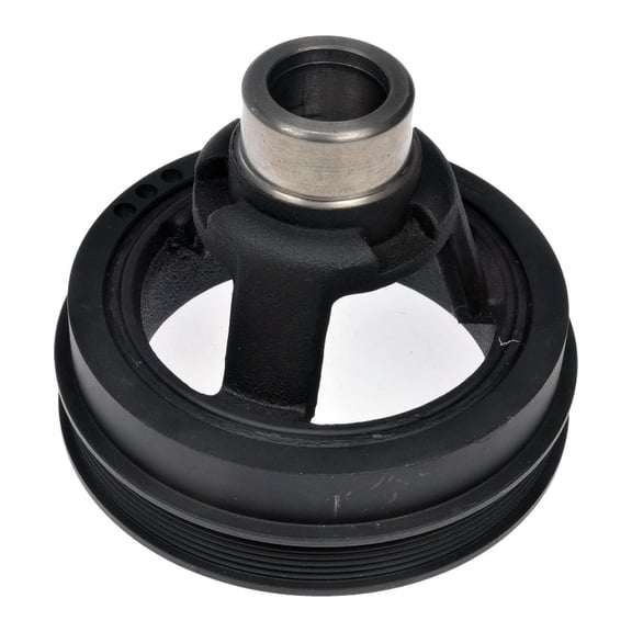 KarParts360 For Workhorse P32 2001 02 03 04 2005 Harmonic Balancer | Cast Iron | Black | Serpentine Drive Belt | 147.5MM Depth | 40.6MM Inside Diameter | Replacement For 12555140