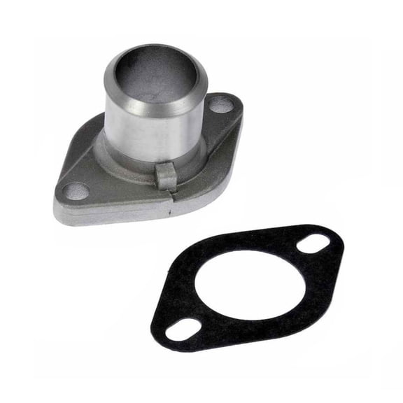 KarParts360 For Workhorse P32/P42 1999 2000 Engine Coolant Thermostat Housing | Metal Material | Natural Finish | 90 Degrees Housing Neck Angle | 2 Mounting Hole Quantity | 1.5 Inches Outside Diamete