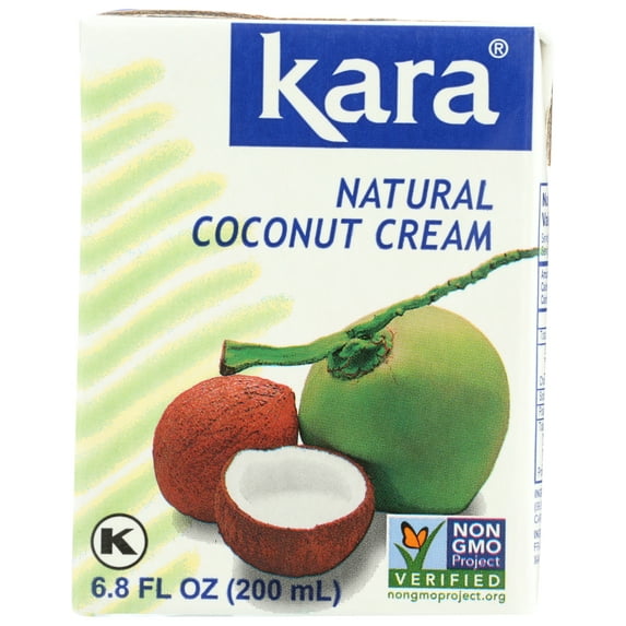 Kara Natural Coconut Cream, 6.8 Fl Oz