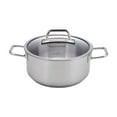 thumbnail image 1 of Karaca Stainless Steel Stock Pot with Lid, Dishwasher Safe, Durable and Lightweight Casserole Sauce pot, 1 of 4