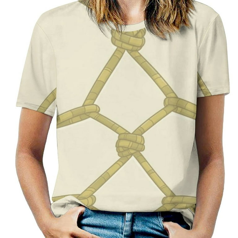 Karada Lotus Leaf Neck Women'S T-Shirt Cute Elegant Tops