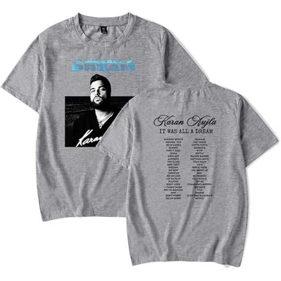 Karan Aujla 2025 Tour Merch T-shirt Classic Cool Short Sleeve Men And Women Hip Hop Top