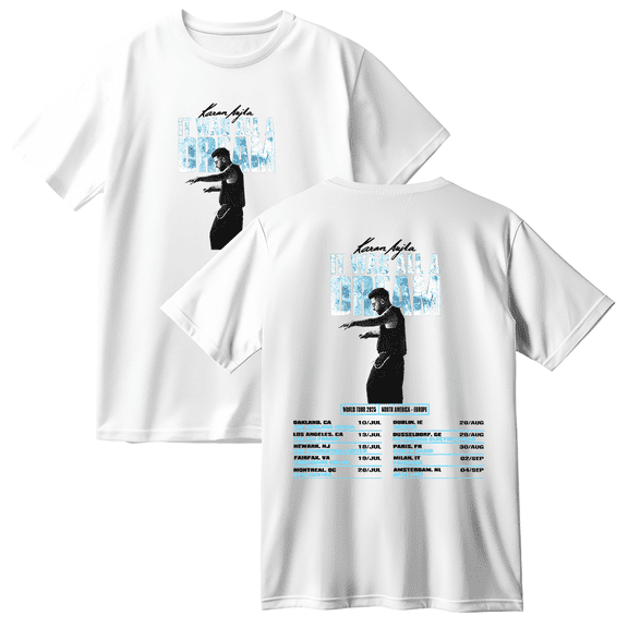Karan Aujla It Was All A Dream Tour Cotton T-shirt Women Men Short Sleeve Crewneck Casual Streetwear Tee