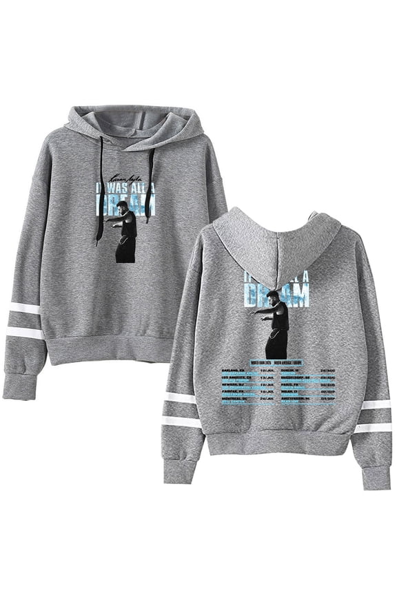 Karan Aujla It Was All A Dream Tour Hoodie Pocketless Long Sleeve Pullover xl