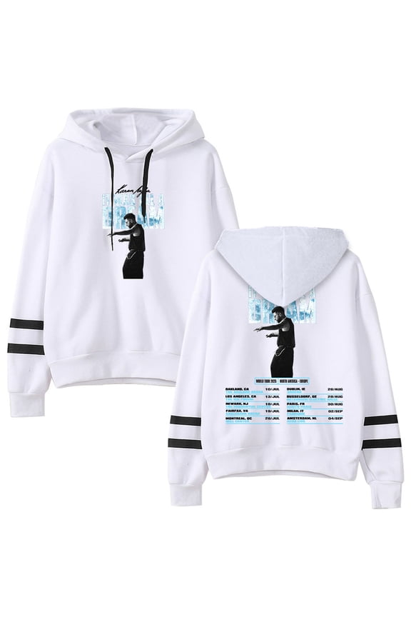 Karan Aujla It Was All A Dream Tour Hoodie Pocketless Long Sleeve Pullover xs